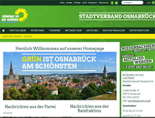 Tablet Screenshot of gruene-os.de
